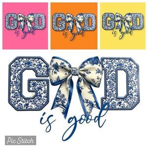 GOD IS GOOD SHIRTS MADE TO ORDER S-XL $15 2XL UP $20